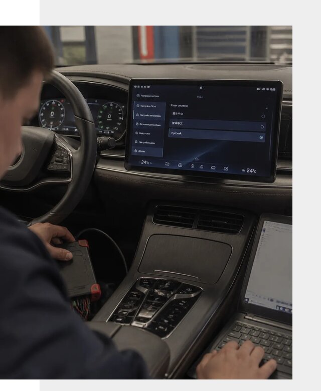 Русификация автомобиля BYD HAN для эксплуатации в Камышине